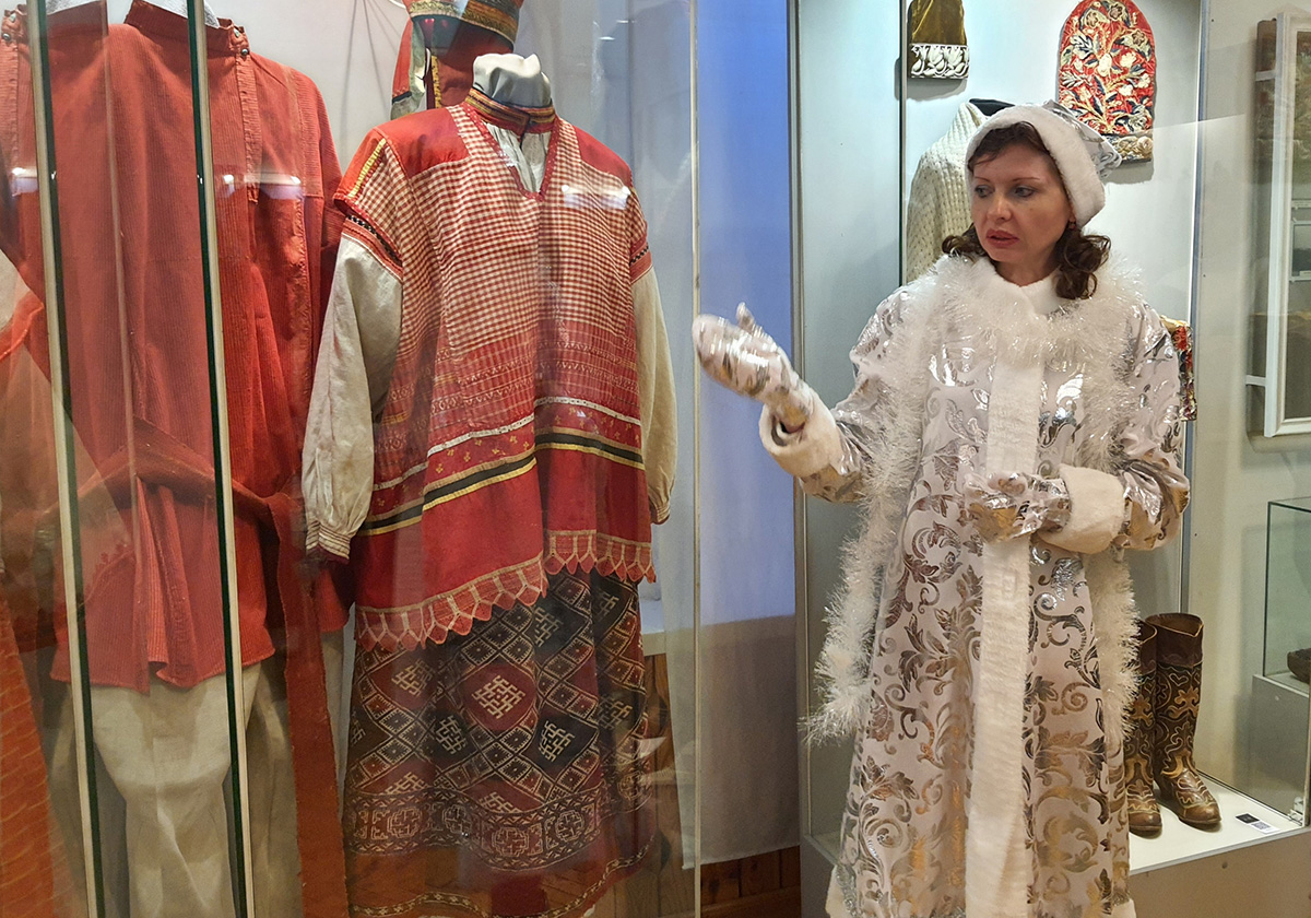 3 января в музее-заповеднике встречали жителей и гостей округа.